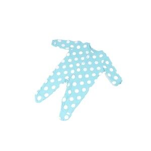 Joe Fresh Baby Sleep and Play Pj Teal polka dot Size 3-6 Months
